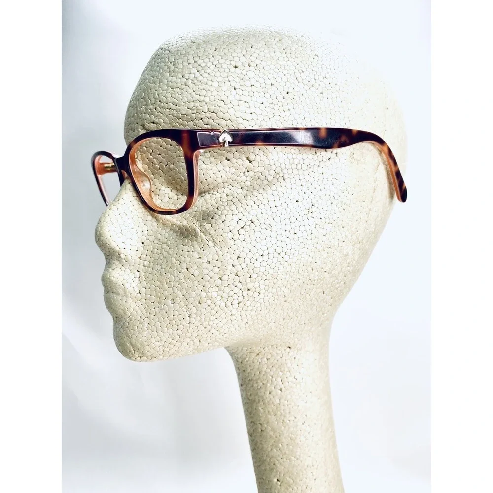 Kate Spade NY Tortoise Wayfarer Eyeglasses Pink Clear Brylie QTQ 50 16 135